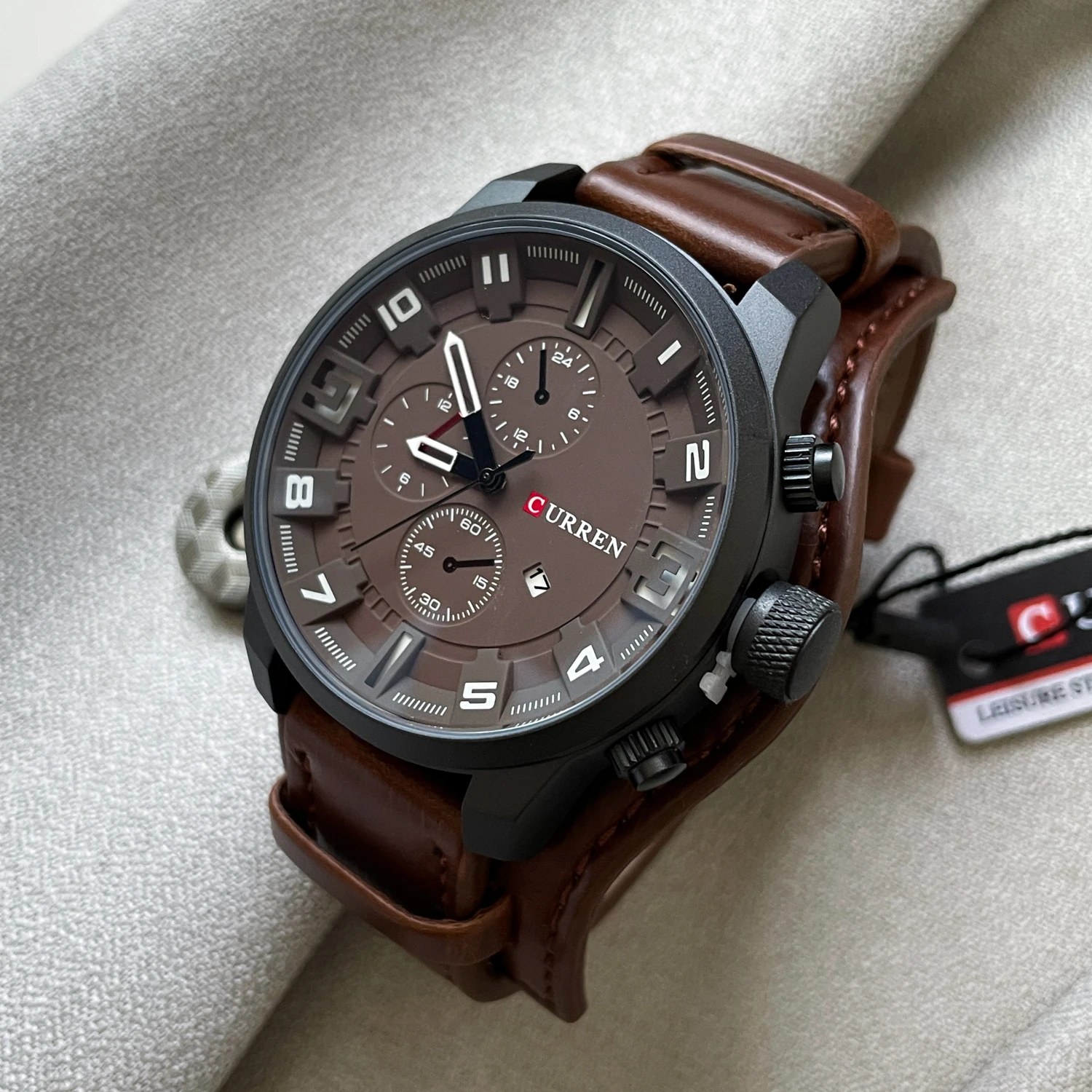 

CILOA 2025 New Men's Watch: Large Dial, High-End Design, Premium Quality, Luxury Brand, Waterproof, Perfect Gift, Quartz Watch