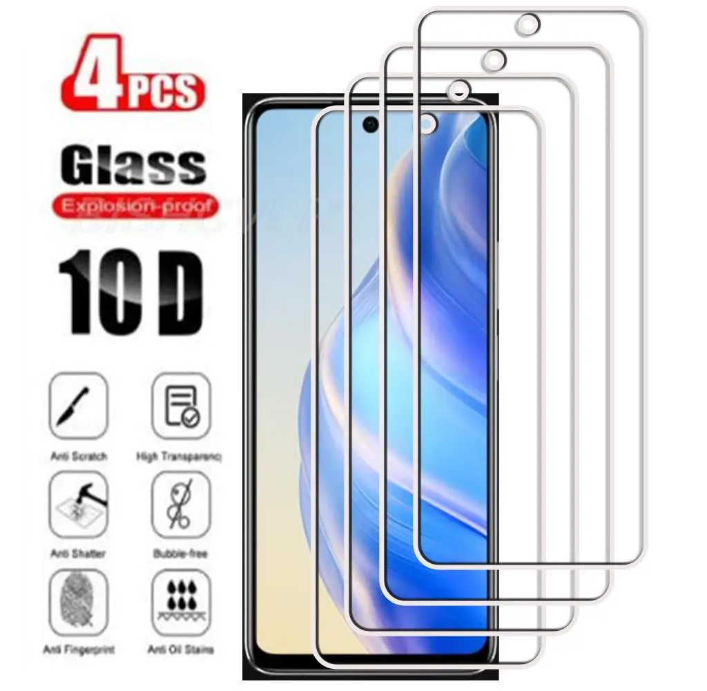 4Pcs Tempered Glass…