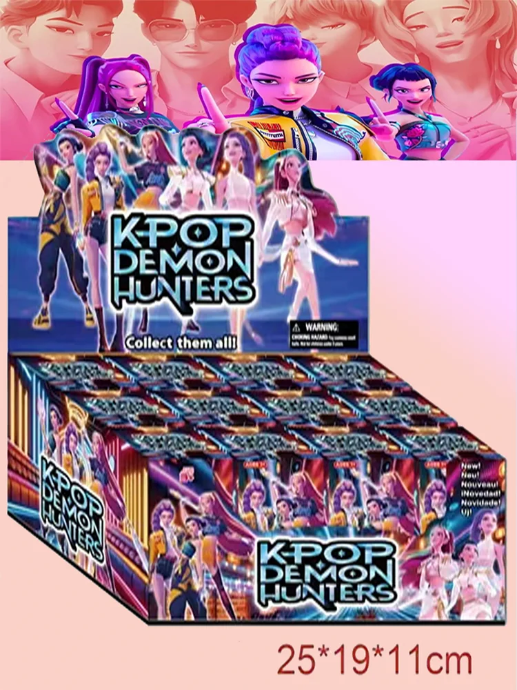 $_ Gaming Kpop Demon Hunters Anime Figura Modelo Brinquedo Periféricos Mesa Decoração Coleção Figuras Modelo Brinquedo Para Criança Gift_%