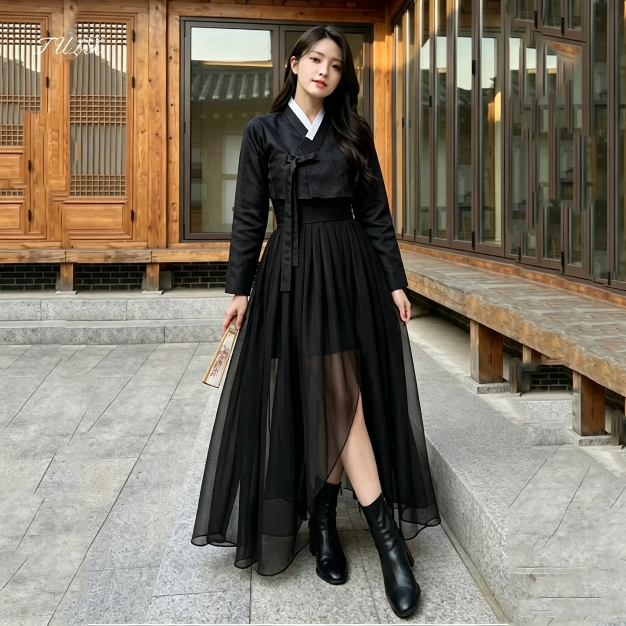 Hanbok Modern Set - TULX Modern Concert Hanbok 2Pcs Long