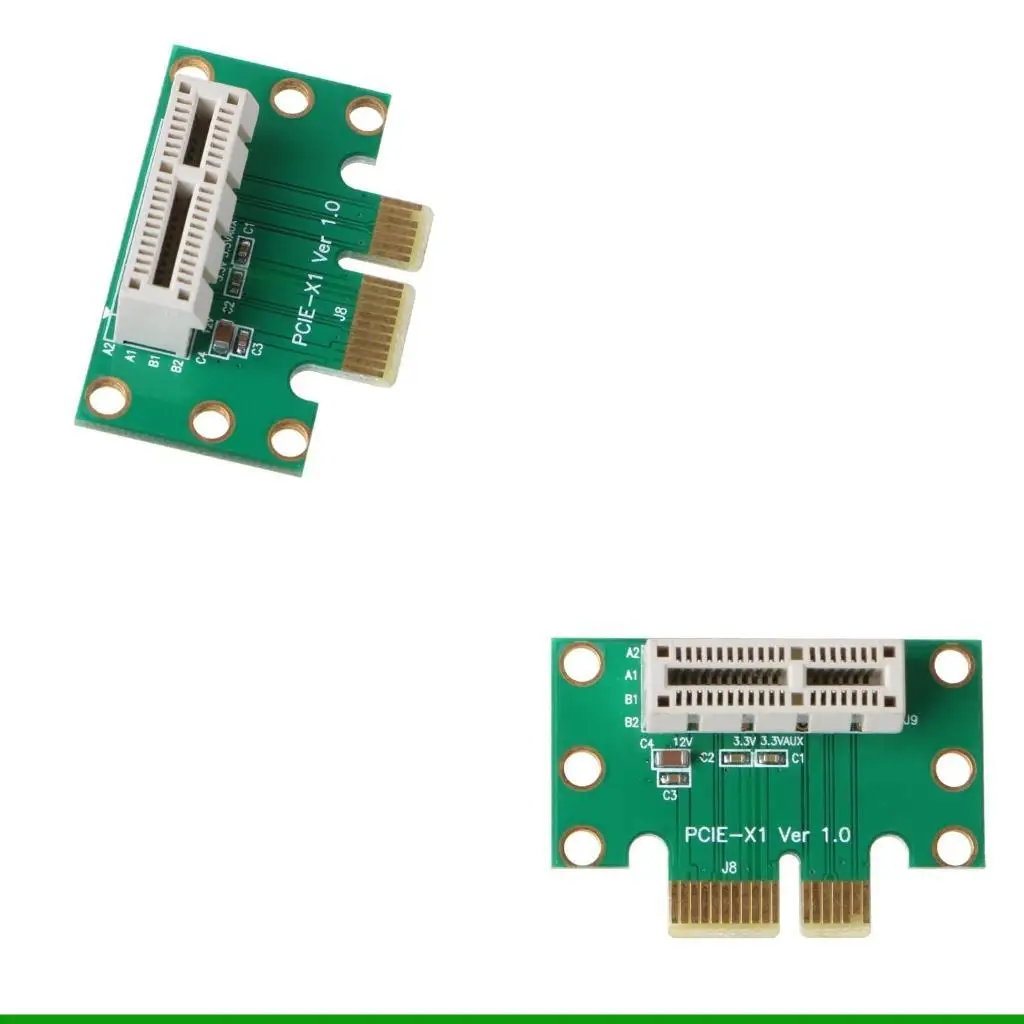 

U55C Laptop Pci-express 1X Left-facing 90-degree Riser Right-angle Adapter Card 1u 2u