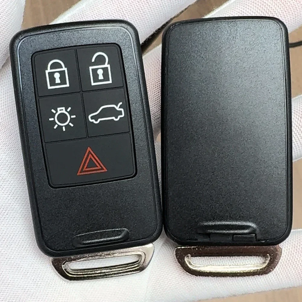 YOCASTY KR55WK49264 Remote Control Card Key ID46 PCF7953 433MHz 5 Button For 2011-2017 Volvo S60 S60L S80 XC60 XC70 V40 V60