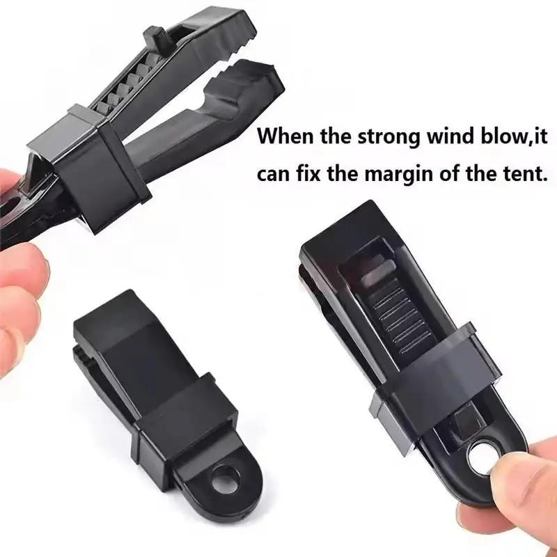 1/5/10Pcs Heavy-Duty Tent Clip, Suitable For Fixing Waterproof Cloth And Sunshade During Outdoor Camping And Exploration