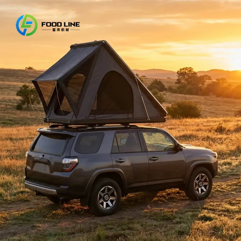 Customized aluminum honeycomb hard‑shell roof tent four‑season breathable auto‑open for multi‑person outdoor camping deployment