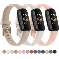 Bracelet de montre réglable en silicone souple, bracelet pour Fitbit inspire 3, bracelet pour Fitbit inspire 2 et 3