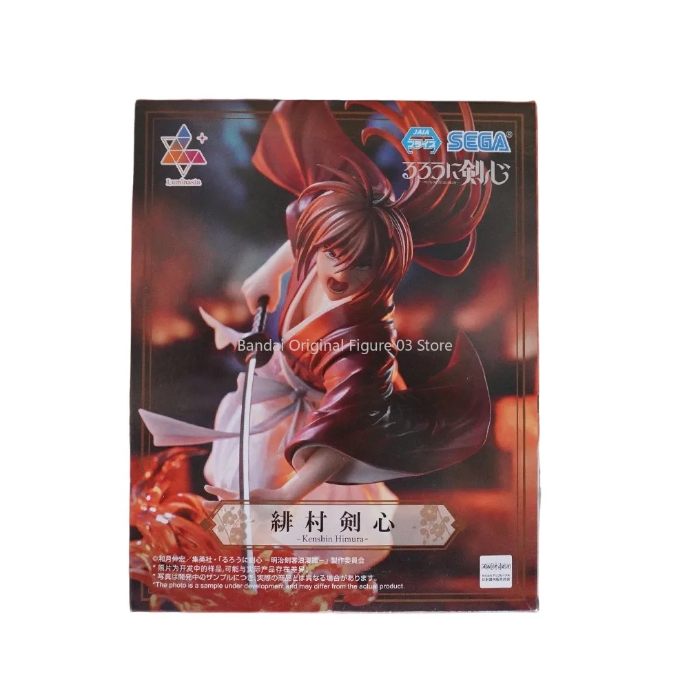 Original SEGA Luminasta Himura Kenshin Rurouni Kenshin Meiji Kenkaku Romantan Anime Figure Toys PVC Model Collection Doll Gift
