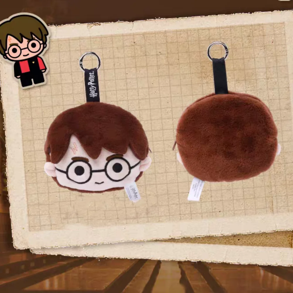 Kawaii Harry Potter ตัวอักษรตุ๊กตากระเป๋าสตางค์พวงกุญแจกระเป๋าเป้สะพายหลังนักเรียนตกแต่งการ์ตูนตุ๊กตาของเล่นแขวนสาวคริสต์มาสของขวัญ