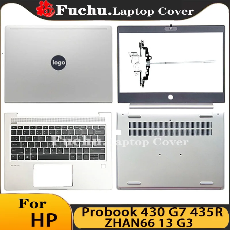 

New For HP Probook 430 G7 435R X8L ZHAN66 13 G3 Laptop LCD Back Cover Front Bezel Hinges Palmrest Keyboard Bottom Case Touchpad