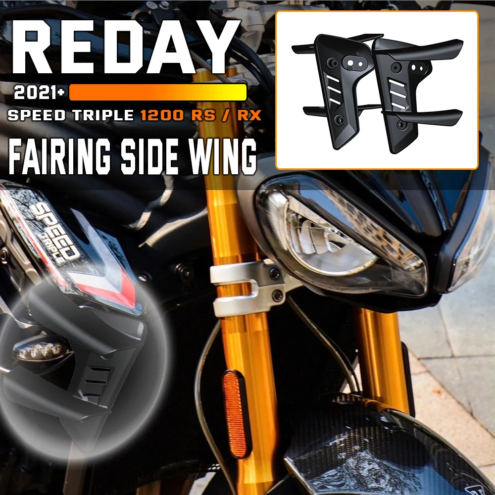 

2025+For Triumph Speed Triple 1200 RS / RX 2021-2025 Moto GP airfoil air wing air knife aerodynamics