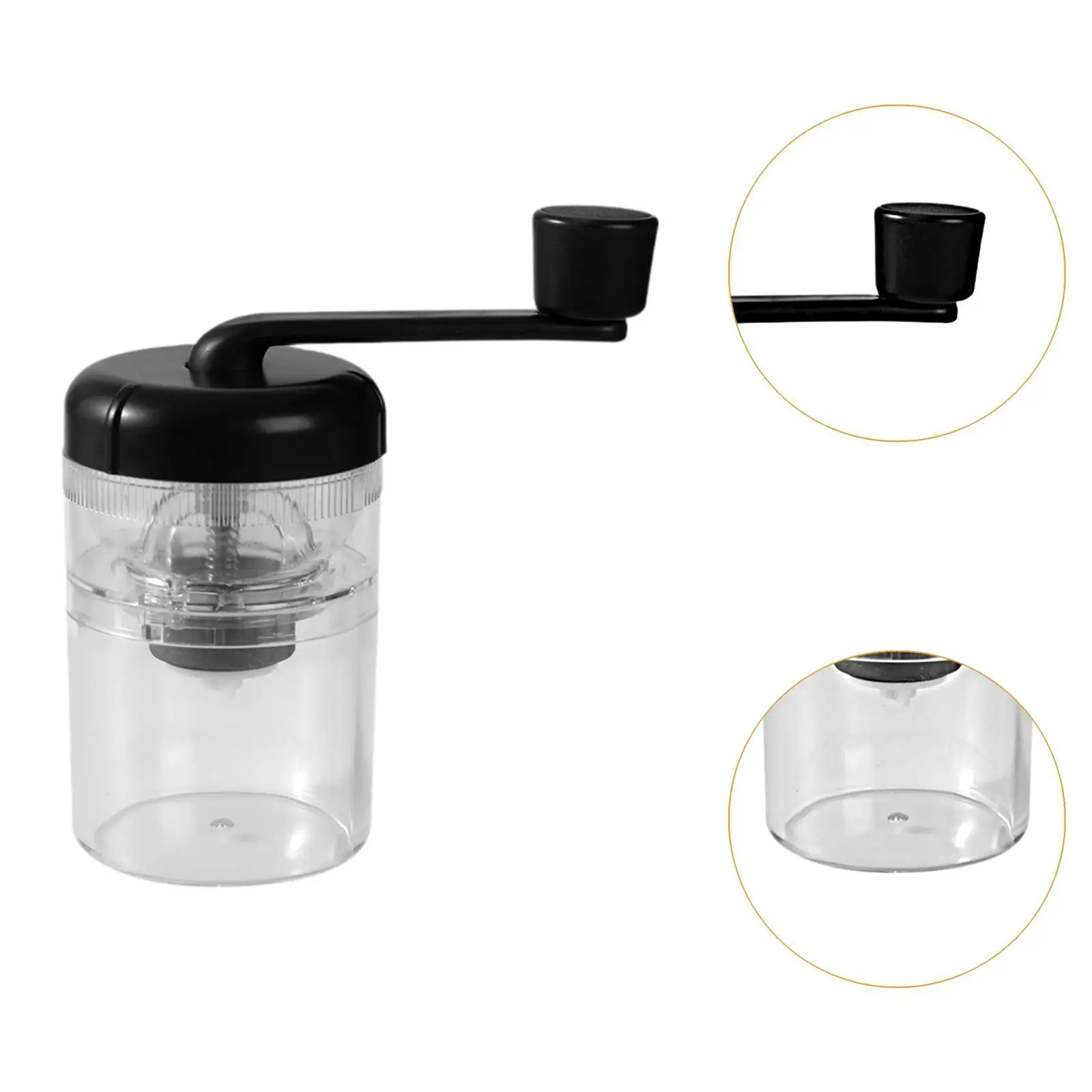 Ручная кофемолка, ручная мельница для кофейных зерен, портативная керамическая ручная кофемолка для эспрессо, для путешествий, на открытом воздухе, в помещении