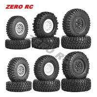 Nylon 1.9 Beadlock Wheels Crawler And Rubber Tires 105-120mm Diameter For 1/10 RC CAR AXIAL SCX10 JEEP Wrangler II TRX-4 T6 MST