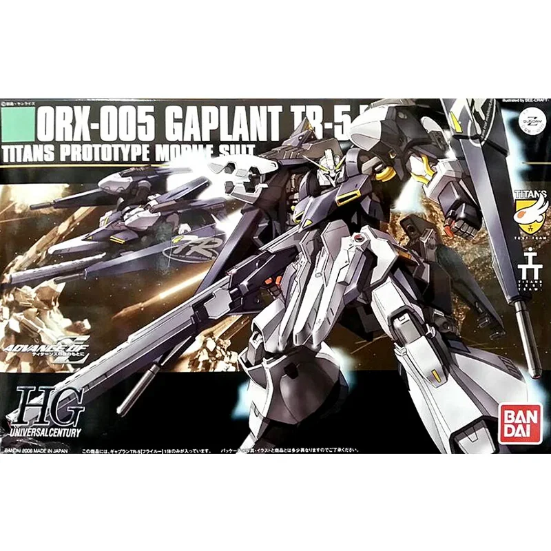 Bandai Original Gundam Model Kit Anime Figure HGUC 1/144 TR-5 HRAIROO Action Figures Collectible Ornaments Toys Gifts for Kids