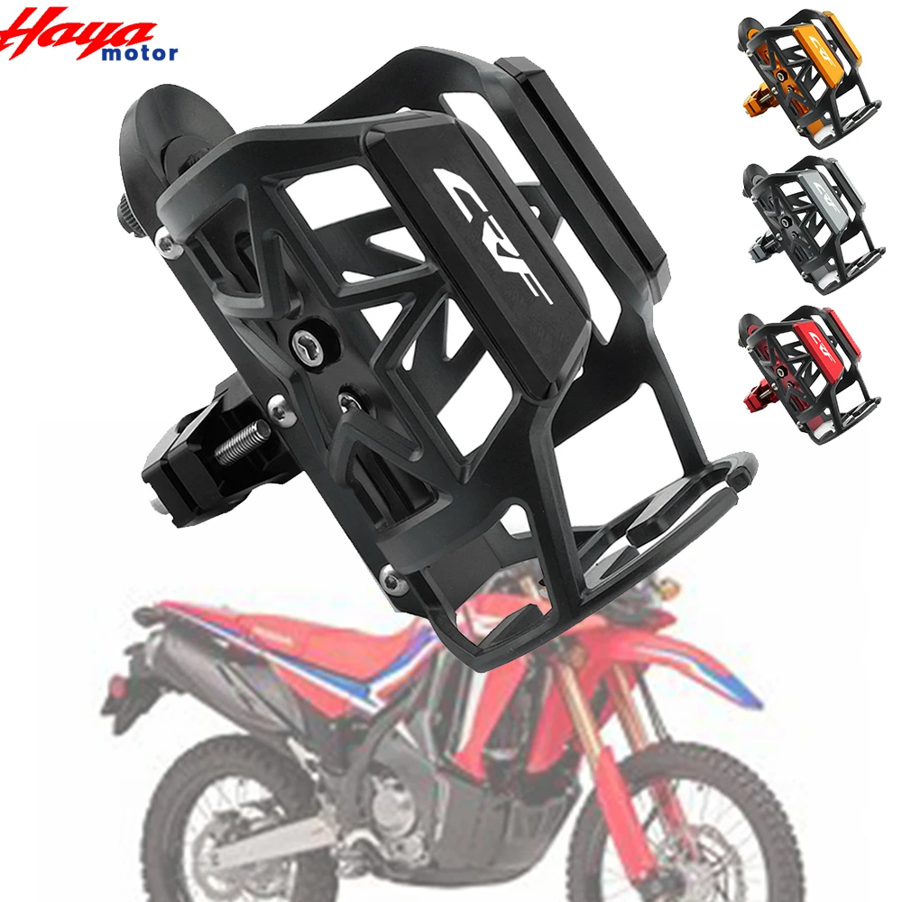For HONDA CRF150R CRF250R CRF250X CRF450R CRF 450X 450RX 250F Motorcycle Water Bottle Holder Water Drink Cup Sdand Accessories