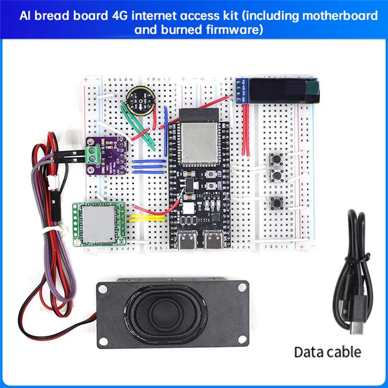 

AB34-AI Voice Chat Robot 4G Internet ESP32-S3 Development Board Breadboard Finished Kit For Deepseek For Student Educational