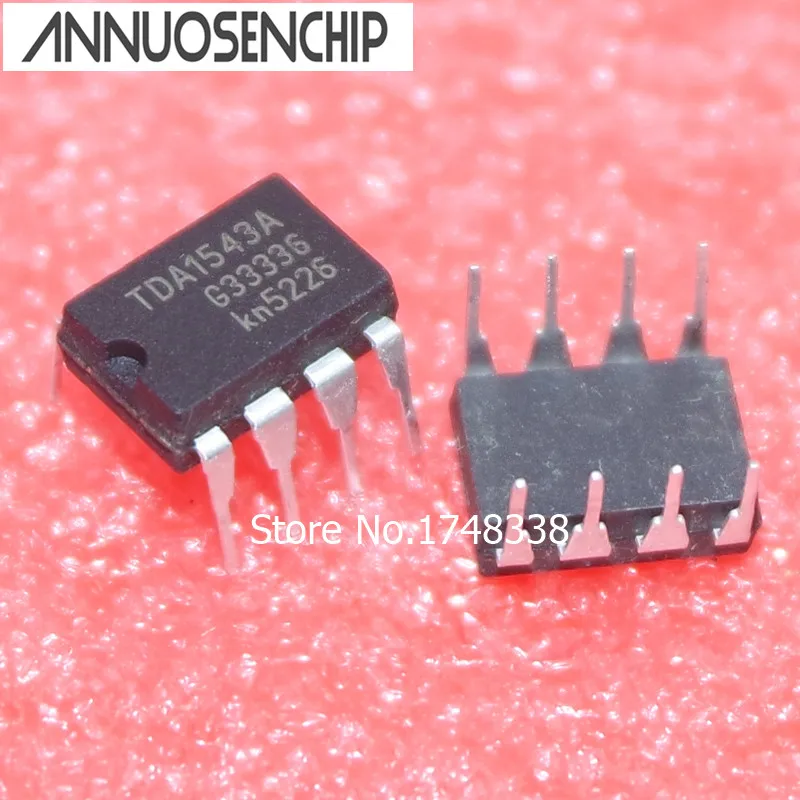  10PCS TDA1543 TDA1543A Dual 16-bit DAC DIP-8 NEW GOOD QUALITY