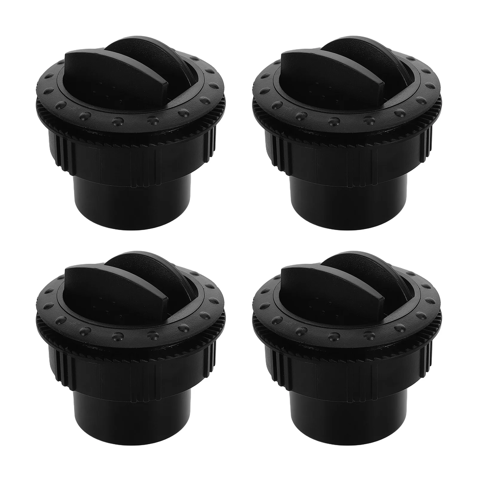 4 قطعة Rv تكييف الهواء منفذ مصبغة مستديرة Abs المواد العالمي صالح لل المنازل المتنقلة الحافلات سقف السيارة غطاء فتحة التهوية متعددة