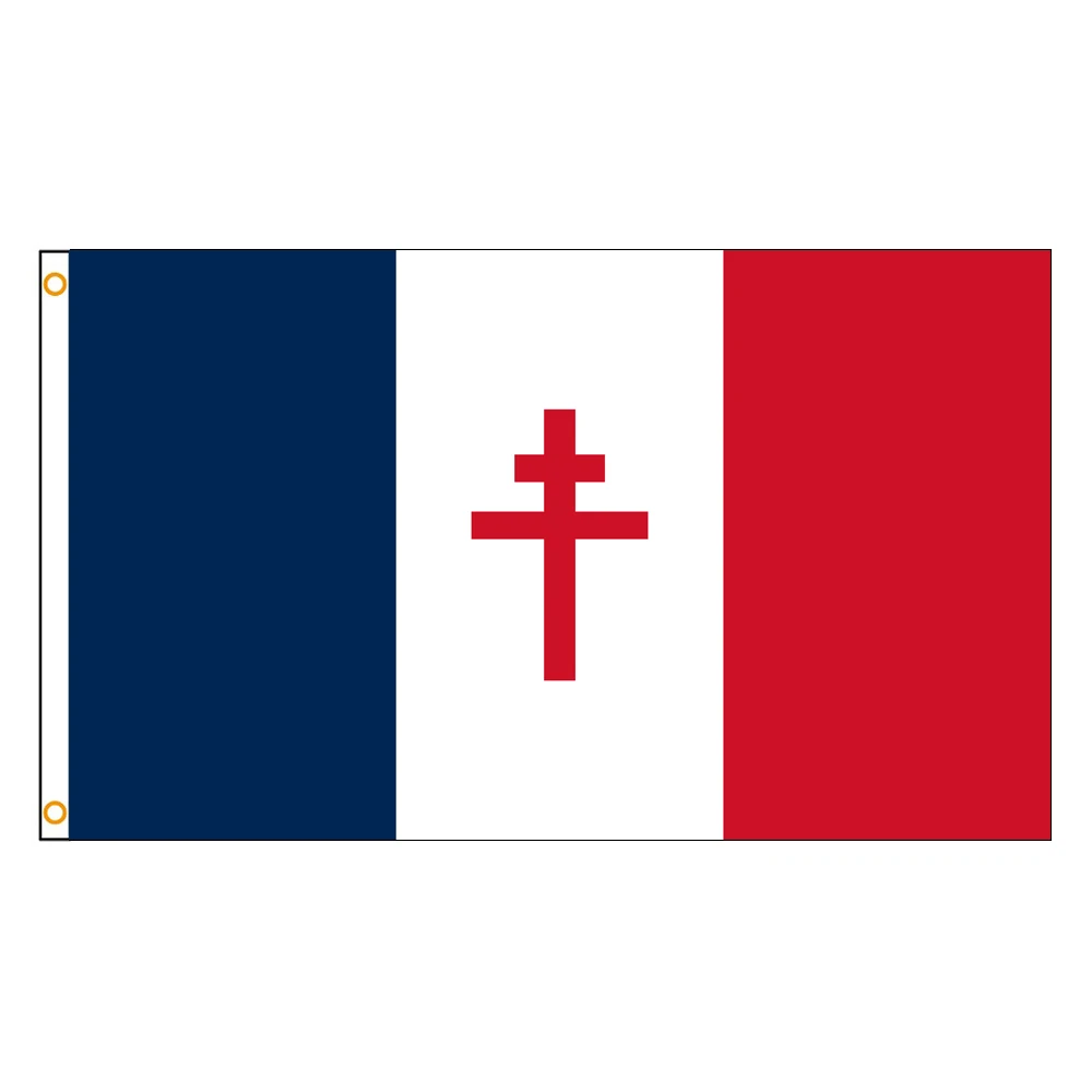 3x5 Ft Free France Flag Vivid Color and Fade proof French Historical Flags Flags Polyester with Brass Grommets