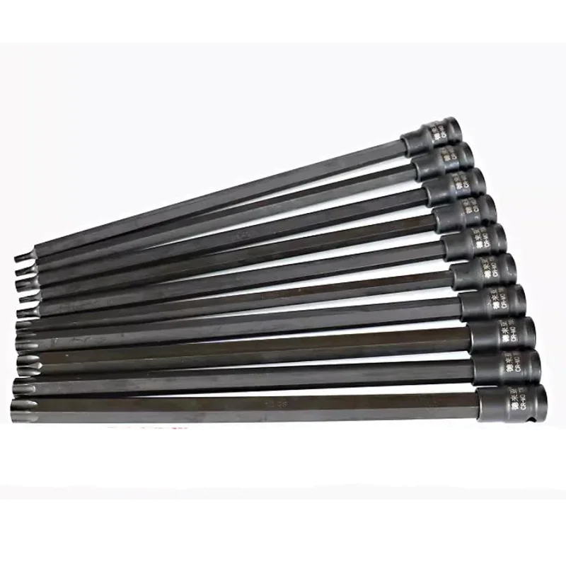 200 мм/300 мм Exta Long 1/2 Star/Torx Bit Socket T20 T25 T30 T40 T45 T50 T55 T60 T65 T70 200 мм/300 мм Exta Long 1/2 Star/Torx Bit Socket T20 T25 T30 T40 T45 T50 T55 T60 T65 T70