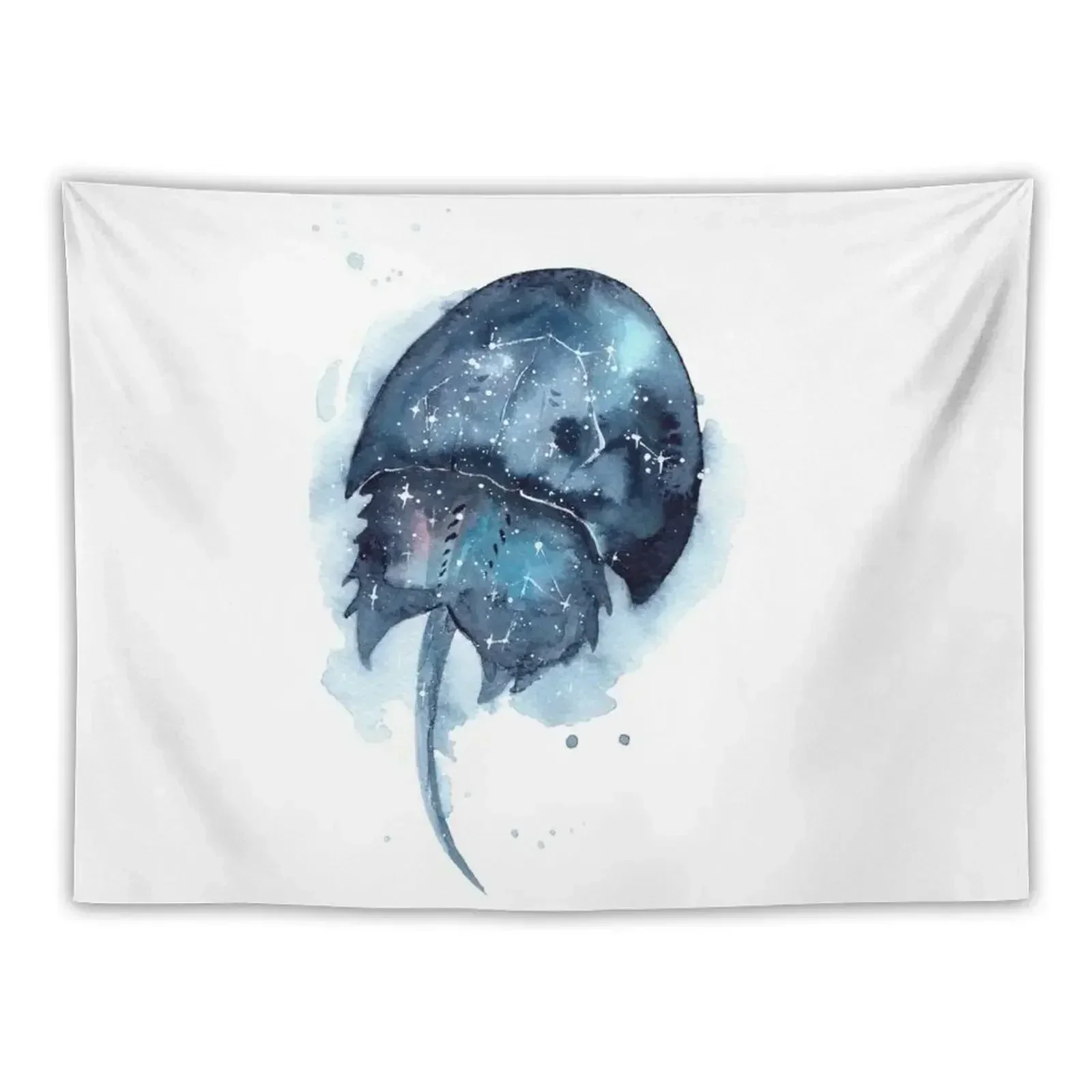 

Galactic Horseshoe Crab Tapestry For Bedroom Wall Coverings Aesthetics For Room Tapestry