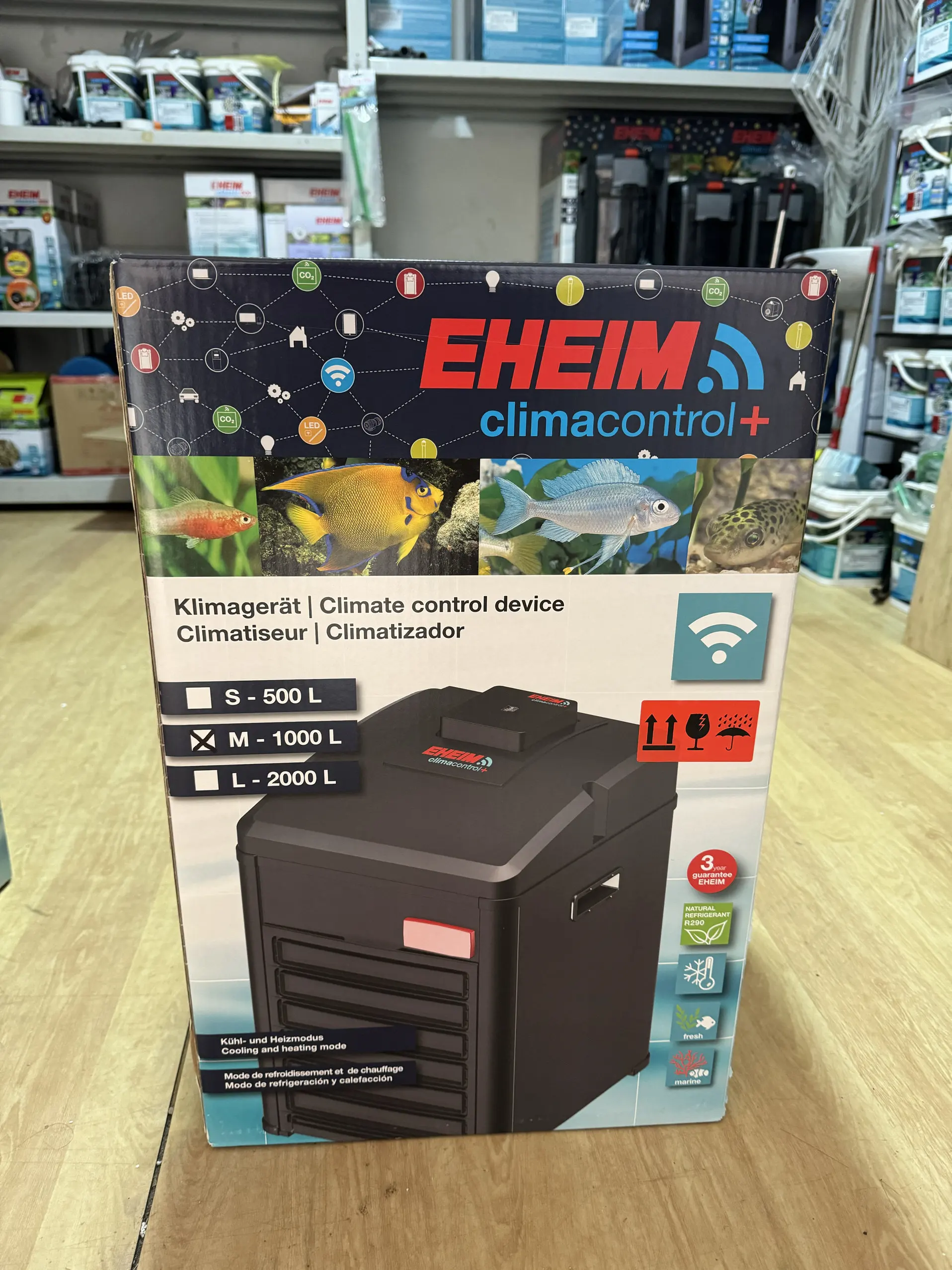 Resfriador/Aquecedor Eheim M1000 para Aquário com Controle Sem Fio |   Gestão Inteligente |   Para Água Doce e Salgada