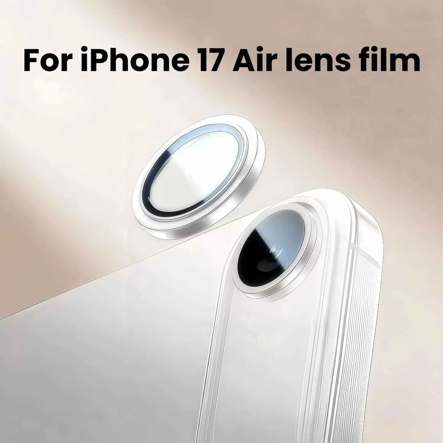 For iPhone 17 Air Original AR AF Anti-Fog Color Rear Camera Tempered Glass Protective Film Black Silver Grey Golden
