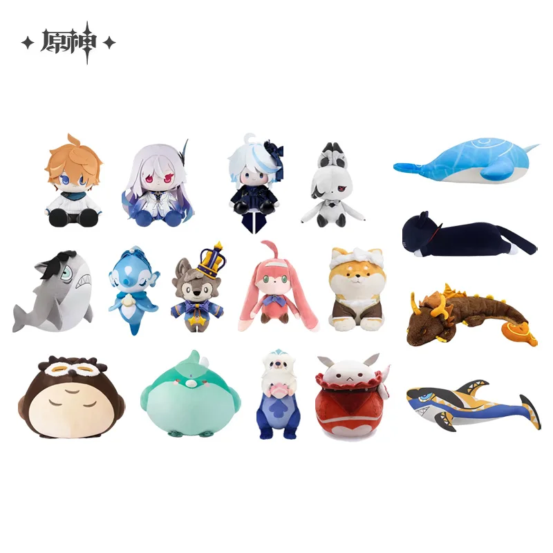 

Sunsyea Genshin Impact Official Merch miHoYo Original Authentic Plush Doll Zhongli Wanderer Tartaglia Klee Arlecchino Furina
