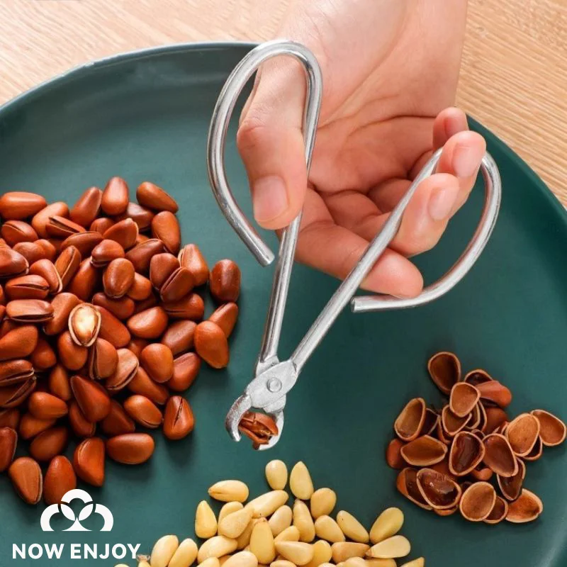 NOW ENJOY 1PC Pine Nut Clamp Practical with Pine Nut Pliers Labor-saving Durable Pine Nut Opener Kitchen Gadgets and Accessories