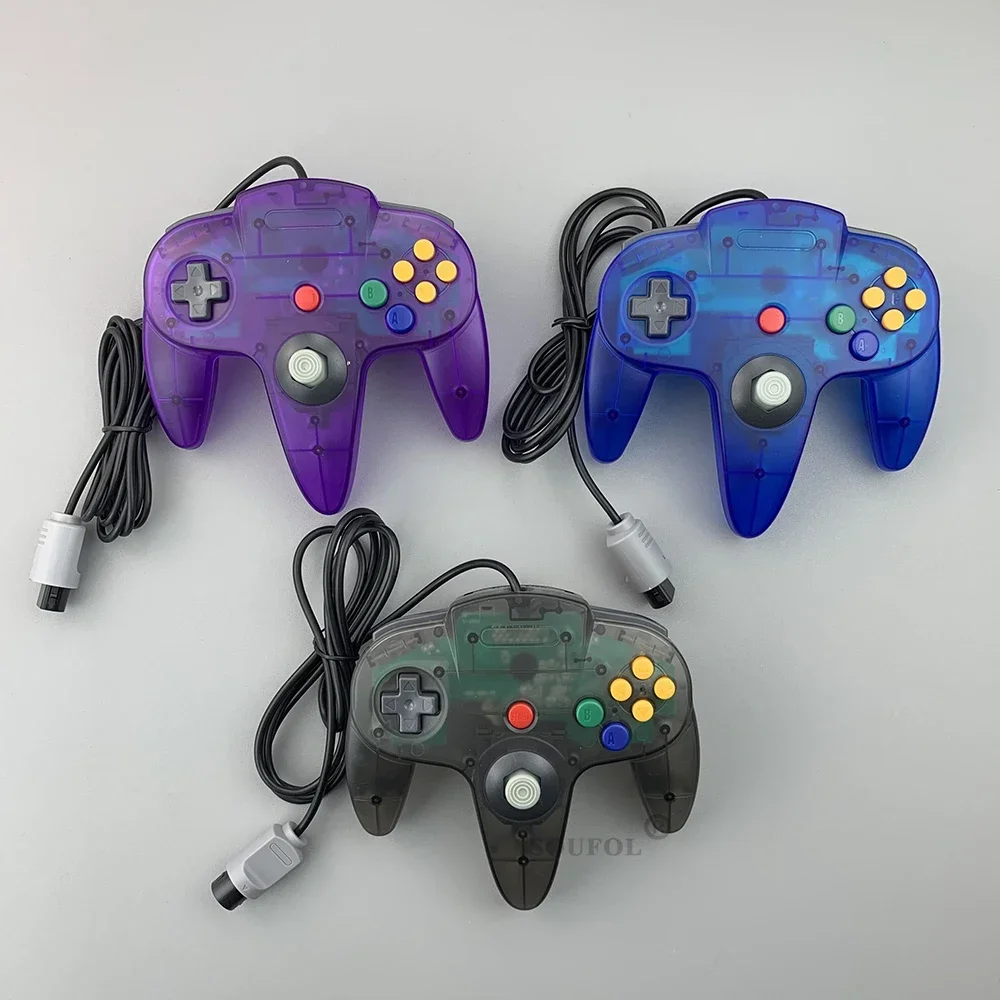 New For N64 Controller Classic Wired Remote Control Gamepad Gaming Joystick Retro Video Game System For N64 Console Joypads