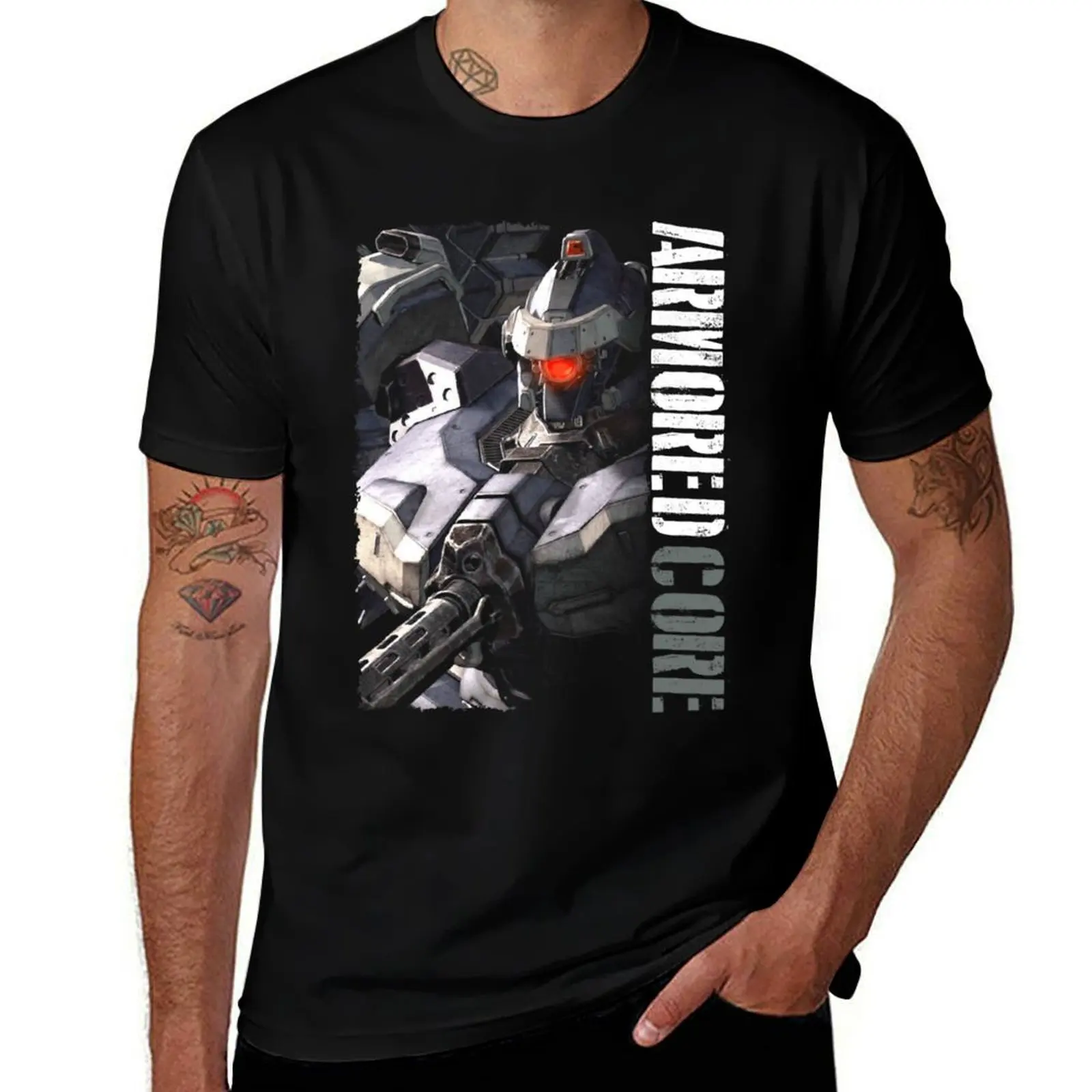 ARMORED CORE T-Shirt Work Casual Loose Fit T-Shirt