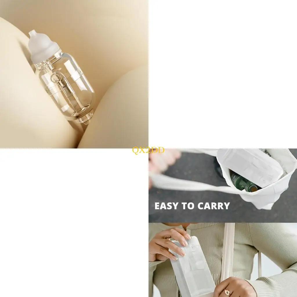 

QX2D Baby Essential Kids Cleansing Tool Baby Nasal Soussctive Aspirator для 0-3-летних новорожденных новорожденных.