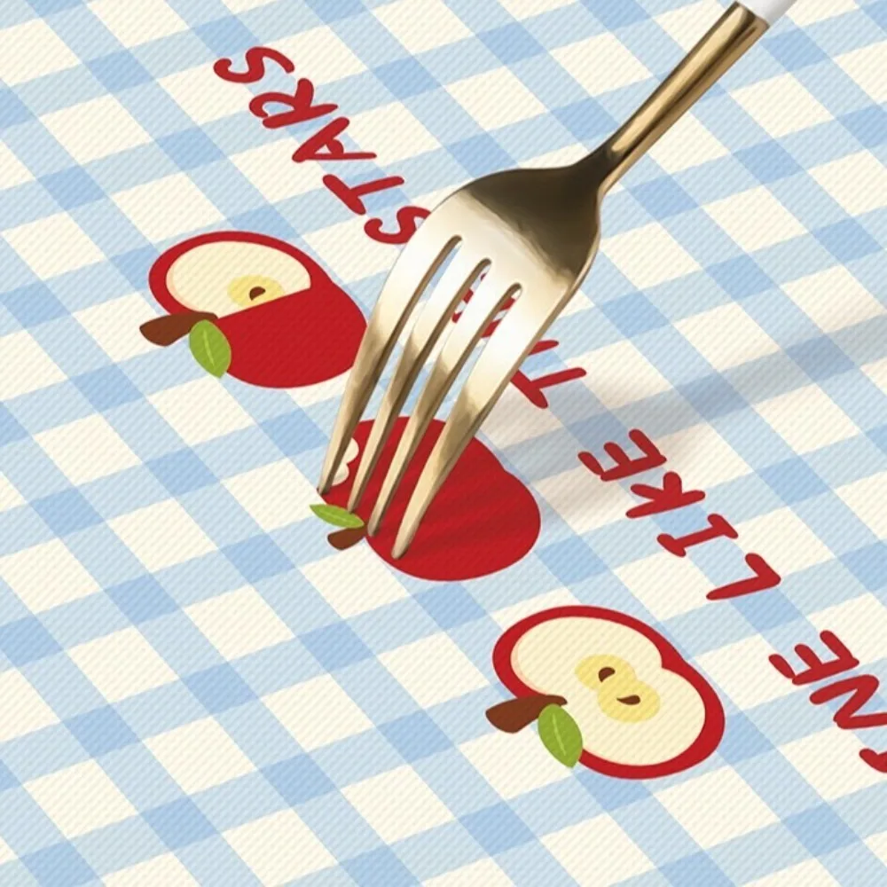 

Stain Resistant Dopamine Tablecloth Washable Oil Resistant Waterproof Tablecloth Heat-Insulating Plastic Square Table Tablecloth