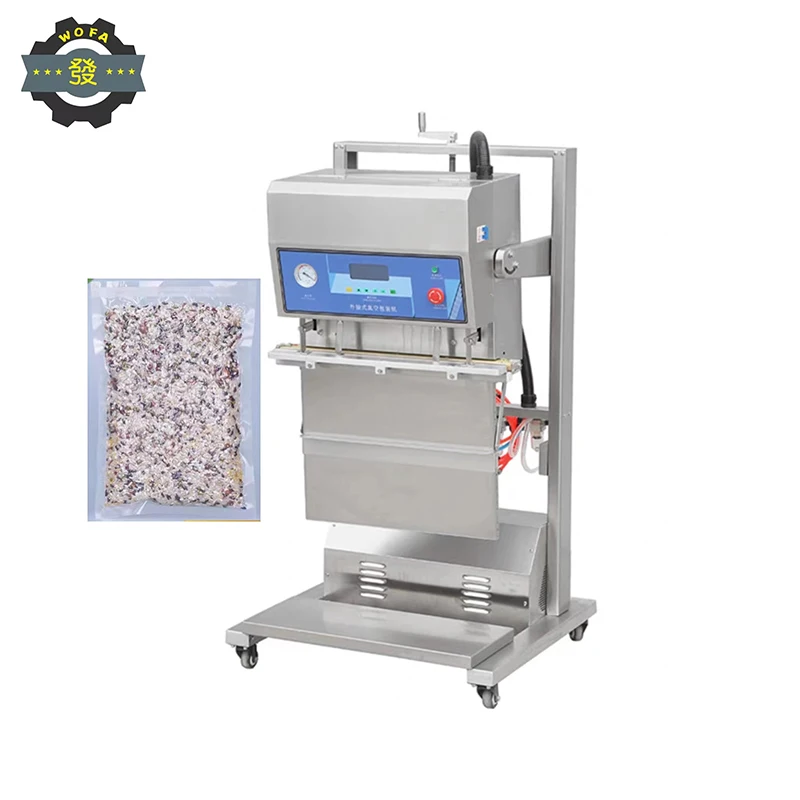 

JH-DZQ-1000 Vertical External Vacuum Packaging Machine Factory Commercial Inflatable Sealing Food Vacuum Sealing Equipment