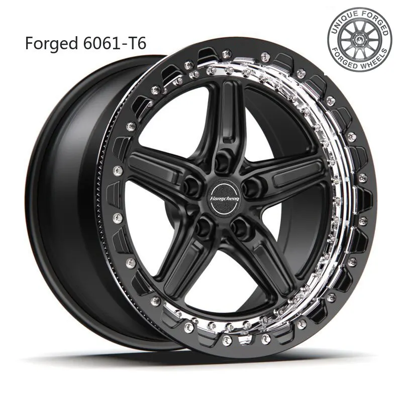 

New model of 26Aluminum SUV Pick-up Off-road Rims 17 18 20 21 22 Inch 5x127 Black Concave Forged Wheels for Wrangler F150