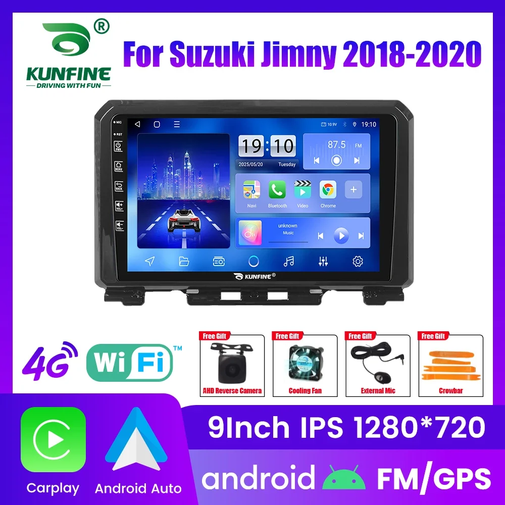 

Автомагнитола Android для Suzuki Jimny 2018-2020, 2DIN, 8-ядерный процессор, GPS-навигация, IPS-экран, поддержка CarPlay и Android Auto