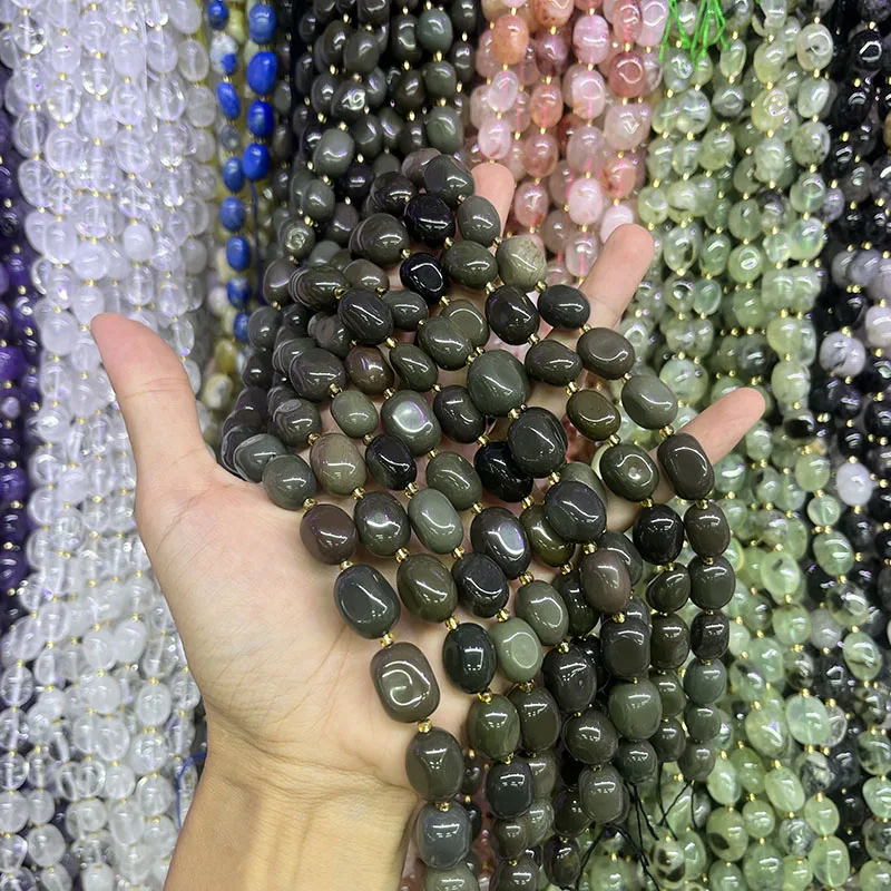 Natural 12x16mm Agate Irregular Shape Raw Stone Loose Amethyst For DIY Jewelry Bracelet Necklace Making Gift