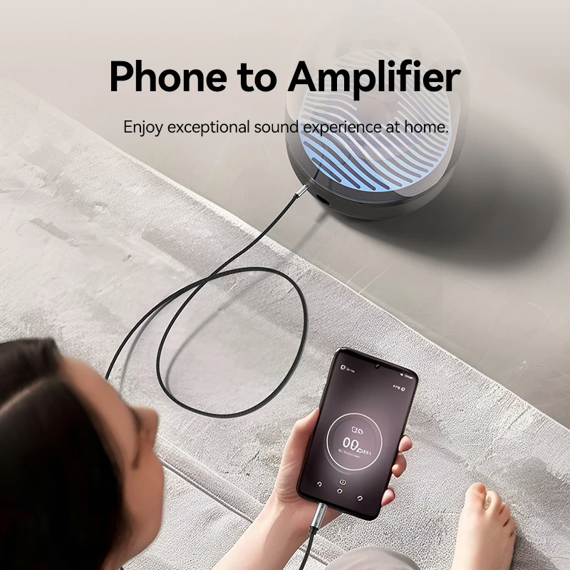 Vention TRS 3.5mm To TS 6.35mm Audio Cable Adapter Aux Cable for Mixer Amplifier 1m 2m 3m 5m 10m Aux Cable Male to Male