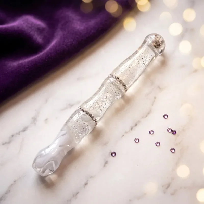 Shiny Crushed Flake Resin Drill Pen Handmade Diamond Painting Stylus for Embroidery Nail Art and DIY Craft Tools Accessories
