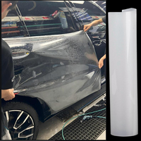 Transparent TPU Car Paint Protective Film, Stretchable Car Styling Exterior Interior Anti-Scratch Foils Car Wrap Sheet 50x152cm