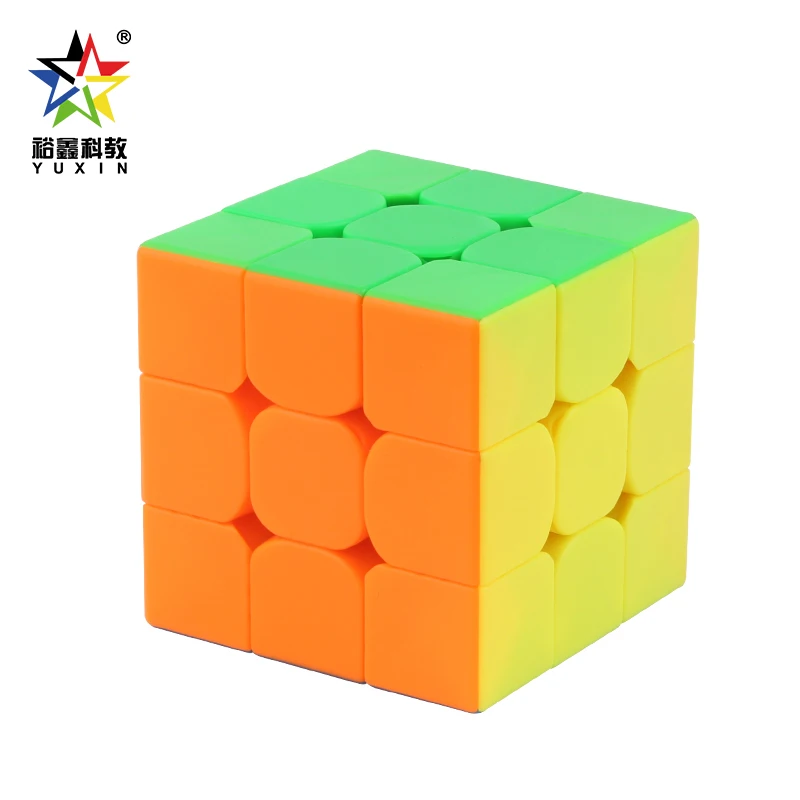 YuXin 黒キリンキューブ 3X3 プロフェッショナルスピードパズル子供のおもちゃのギフト Speedcube オリジナルマジックキューブ特別なベース