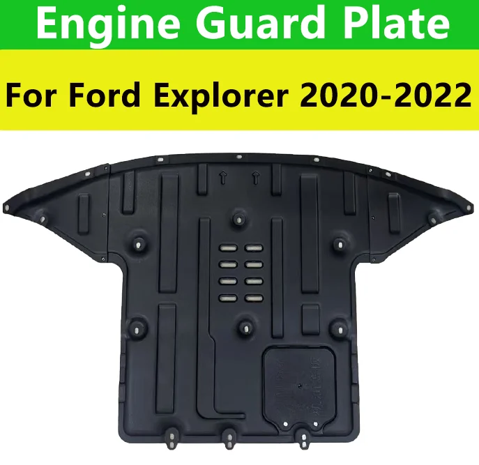 

Car Accessories Black Under Engine Guard Plate Mudguard Board Splash Shield Mud Fender Plate Panel For Ford Explorer 2020-2022