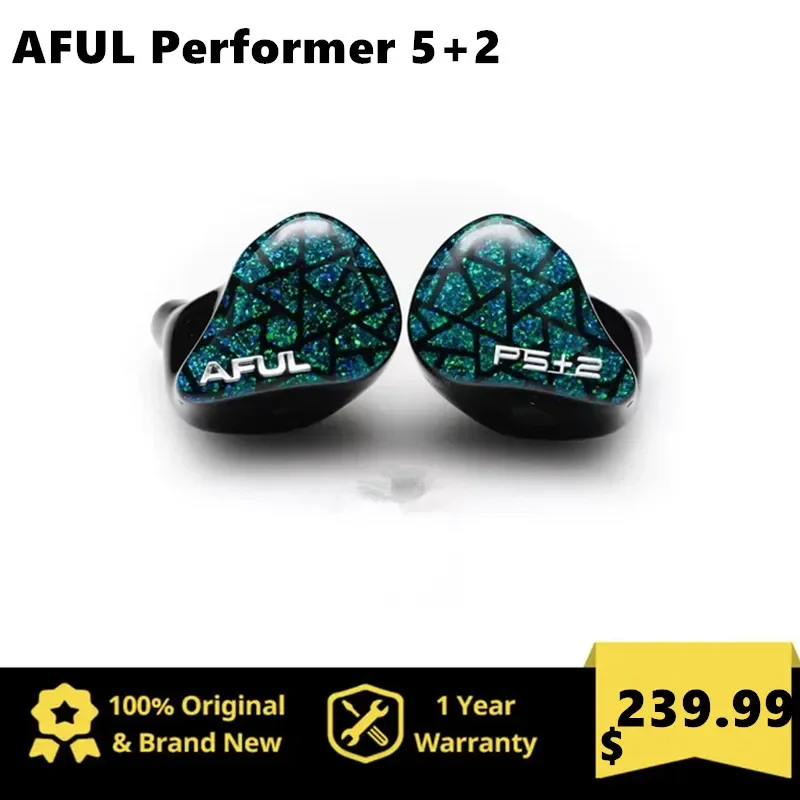 AFUL Performer 5+2 / Performer 7 2DD+4BA+1Micro Planar In Ear Monitor Earphones HiFi Wired Hybrid Headphone Music IEMs| HiFiGo