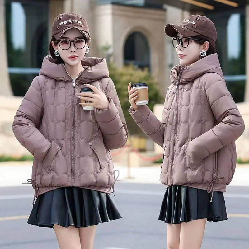 The 2024 New Fashion Cotton-padded Coat Short Thick Fashion Cotton-padded Jacket In Autumn Winter Warm Loose Coat Western Style