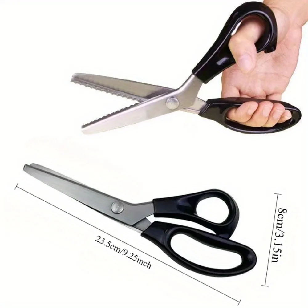 المهنية مقص خياط سن المنشار المقصات متعرج قطع الخياطة مقص الخياطة خياط المقصات مقص التقطيع #2