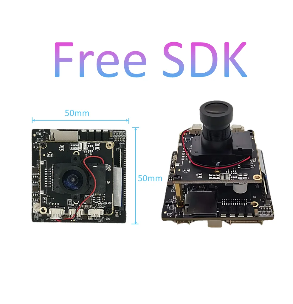 RV1126 SDK Rockchip IPC 50 Camera Board Linux CCTV Camera Kit Motherboard and Processor With IMX415 IMX335 IP Camera Kit