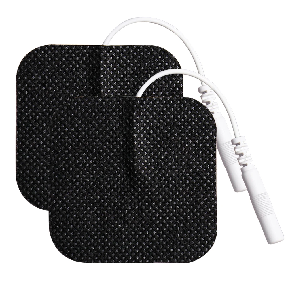 

50/100 TENS black Gel Patches Acupuncture and Moxibustion Treatment EMS Body Massager Physiotherapy Accessories Electrode Pad