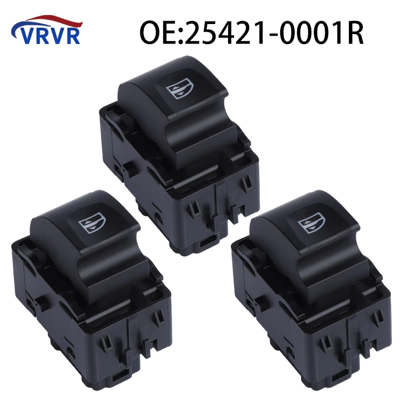 VRVR 254210001R 25421-0001R Car Electrical Power Window Switch Control Button For Renault Duster Kangoo Dacia Lodgy Benz