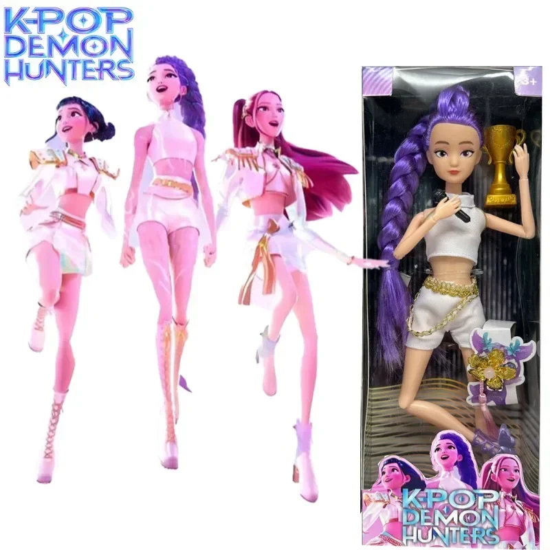 

26 Kpop Demon Hunters Action Figure Toy Derpys Tiger Rumi Mira Zoey Sussy Theme Song Of Colorful Lights For Fans Christmas Gifts