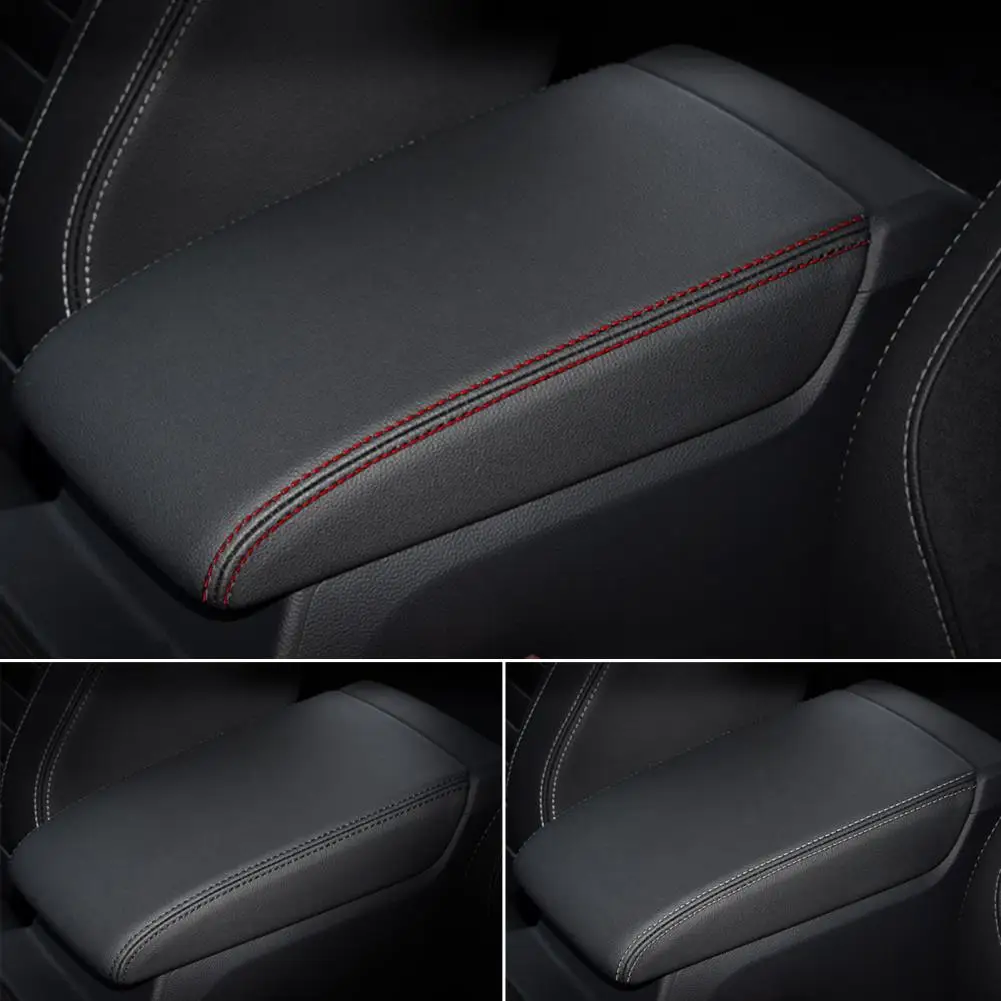 

Armrest Protector No Filler Non-slip Wear-resistant Comfortable Decoration Washable Car Center Console Box Cover for Automobile