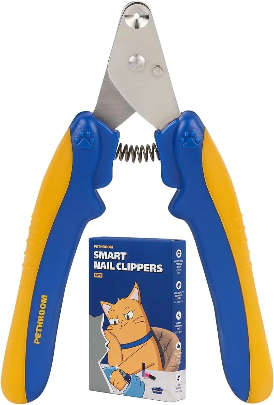 

Cat Nail Clipper with Circular Cut Hole for Safe, Quiet Trimming