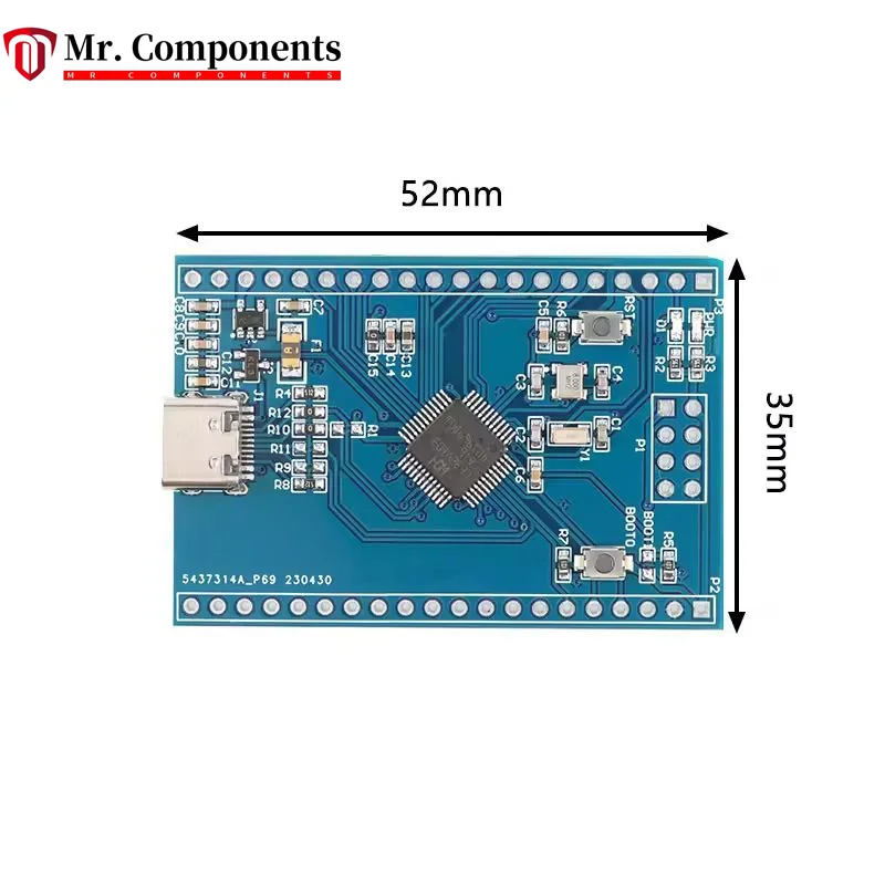 CH32V103C8T6 تقييم تطوير النظام الأساسية لوحة تعليمية وحدة RISC-V3A المعالج IIC USART واجهة استبدال STM32F103C8